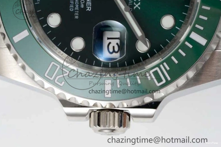 MiroTime 0401 Submariner 116610 LV Green Ceramic APSF 1:1 Best Edition on SS Bracelet VR Stretchable 2376